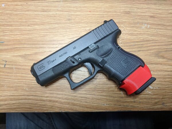 Luva Glock G17 G19 G23 G25 G26 G27 G33 G39 Extensor Empunhadura